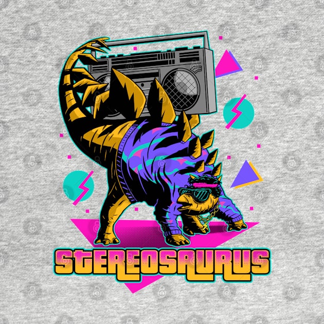 Stereosaurus - A Rad Dinosaur by Sachpica